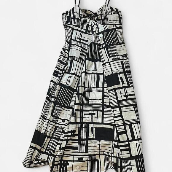 DKNY Geo Print Cotton Maxi Sundress - Picture 2 of 6